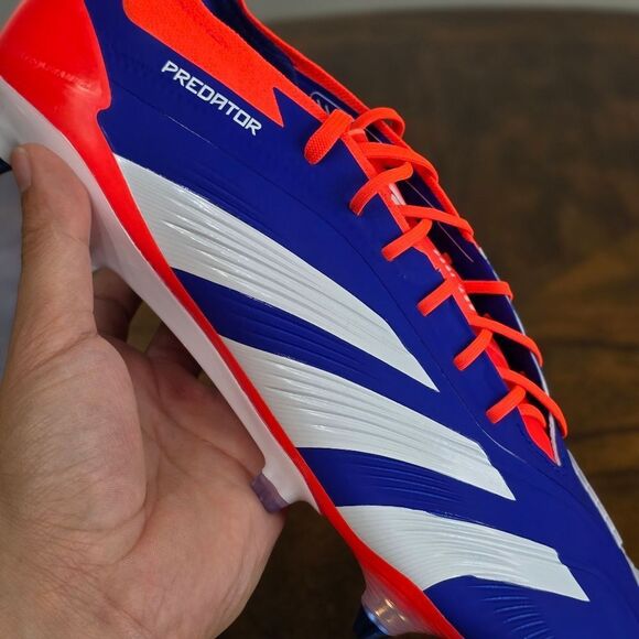 Adidas Predator Elite SG Soft Ground Soccer Shoes Cleats Blue White IF6323 11 - Picture 13 of 15